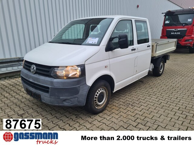 Volkswagen T5 Doka 4x2, 2.0 ltr. TDI Pritsche - Ladbil, Mandskabsbil: billede 1 Volkswagen T5 Doka 4x2, 2.0 ltr. TDI Pritsche - Ladbil, Mandskabsbil: billede 1
