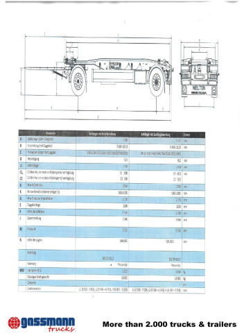 Wielton PS2H M3 Schlitten-Abrollanhänger - Kroghejsvogn/ Skip loader anhænger: billede 4 Wielton PS2H M3 Schlitten-Abrollanhänger - Kroghejsvogn/ Skip loader anhænger: billede 4