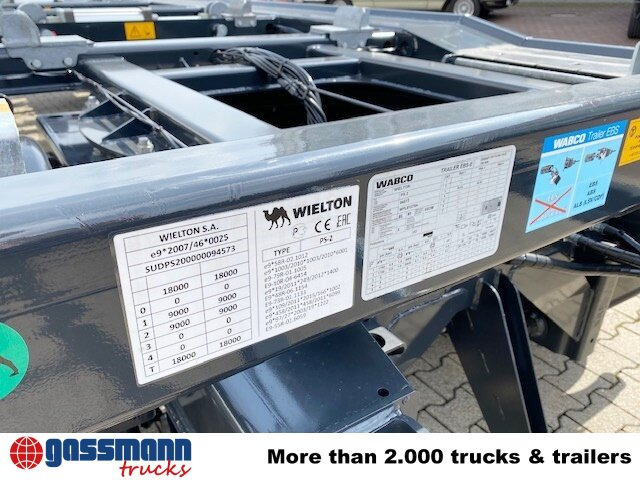 Wielton PS2P70B Abrollanhänger bis 7,25 m Behälter - Kroghejsvogn/ Skip loader anhænger: billede 4 Wielton PS2P70B Abrollanhänger bis 7,25 m Behälter - Kroghejsvogn/ Skip loader anhænger: billede 4