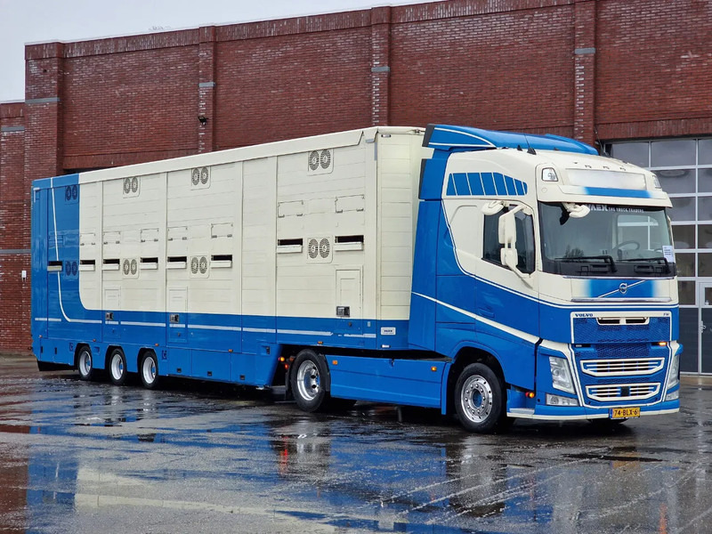 CUPPERS 2 deck livestock - Ventilation - Moving floors - 2x steering axle VSE + Volvo FH500 - Veetransport sættevogn: billede 1 CUPPERS 2 deck livestock - Ventilation - Moving floors - 2x steering axle VSE + Volvo FH500 - Veetransport sættevogn: billede 1