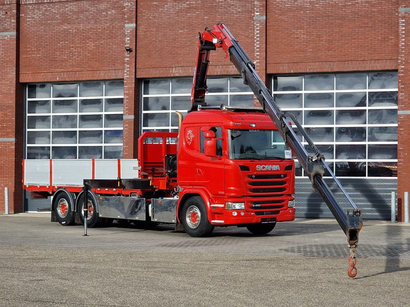 Scania G450 6x2*4 - HMF 2620 K5 Crane with remote - Retarder - Steering axle - Lastbil med kran: billede 1 Scania G450 6x2*4 - HMF 2620 K5 Crane with remote - Retarder - Steering axle - Lastbil med kran: billede 1
