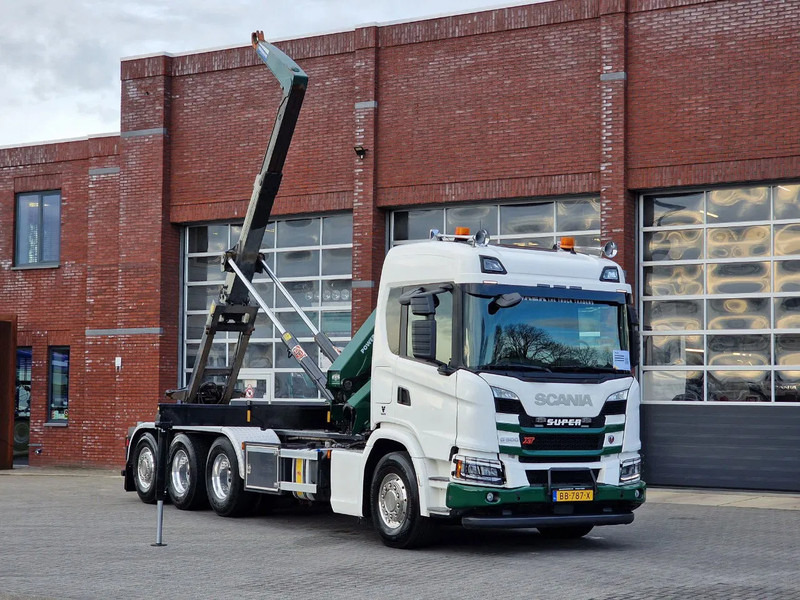 Scania G500 XT 8x4*4 - HMF 2820K Crane - AJK 20T Hooklift - Retarder - Full air - Like new - Lastbil med kran: billede 2 Scania G500 XT 8x4*4 - HMF 2820K Crane - AJK 20T Hooklift - Retarder - Full air - Like new - Lastbil med kran: billede 2