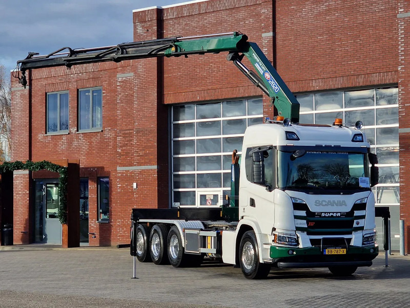 Scania G500 XT 8x4*4 - HMF 2820K Crane - AJK 20T Hooklift - Retarder - Full air - Like new - Lastbil kroghejs, Lastbil med kran: billede 1 Scania G500 XT 8x4*4 - HMF 2820K Crane - AJK 20T Hooklift - Retarder - Full air - Like new - Lastbil kroghejs, Lastbil med kran: billede 1