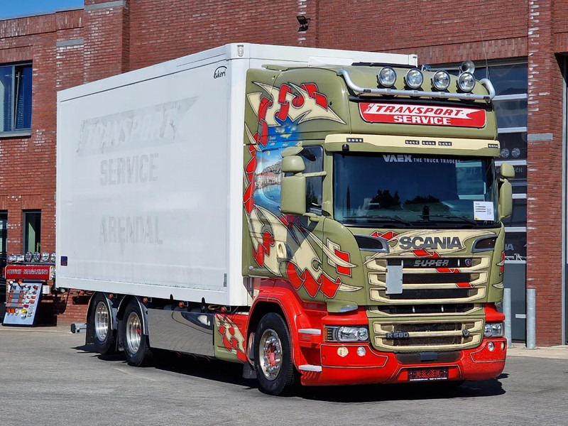 Scania R580 V8 Topline 6x2 - Box with sidedoors - Retarder - Full air - 4.55WB - Lastbil varevogn: billede 1 Scania R580 V8 Topline 6x2 - Box with sidedoors - Retarder - Full air - 4.55WB - Lastbil varevogn: billede 1