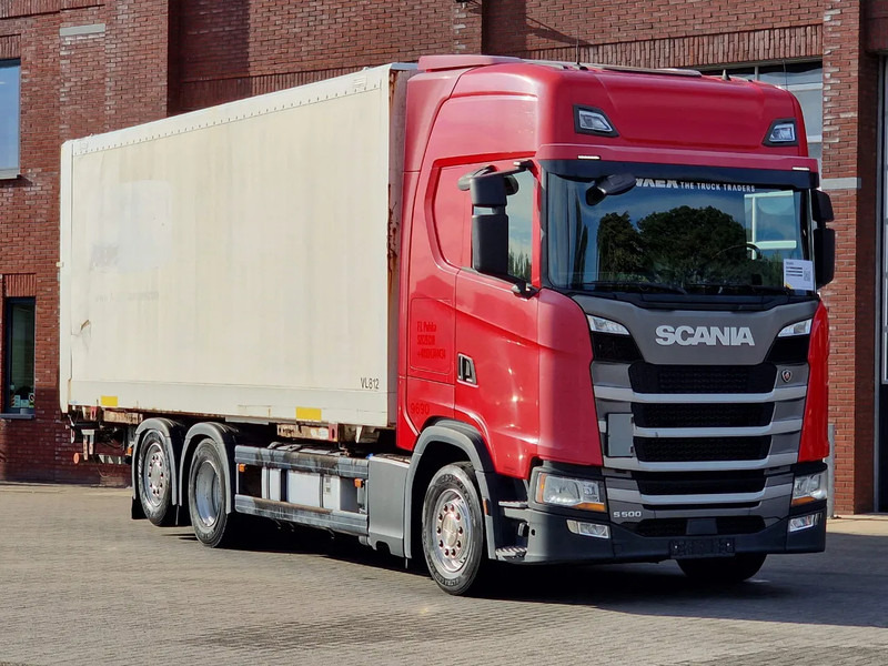 Scania S500 NGS Highline 6x2 - BDF - Full air - Loadlift - Box - Navi - Retarder - Containerbil/ Veksellad lastbil: billede 1 Scania S500 NGS Highline 6x2 - BDF - Full air - Loadlift - Box - Navi - Retarder - Containerbil/ Veksellad lastbil: billede 1