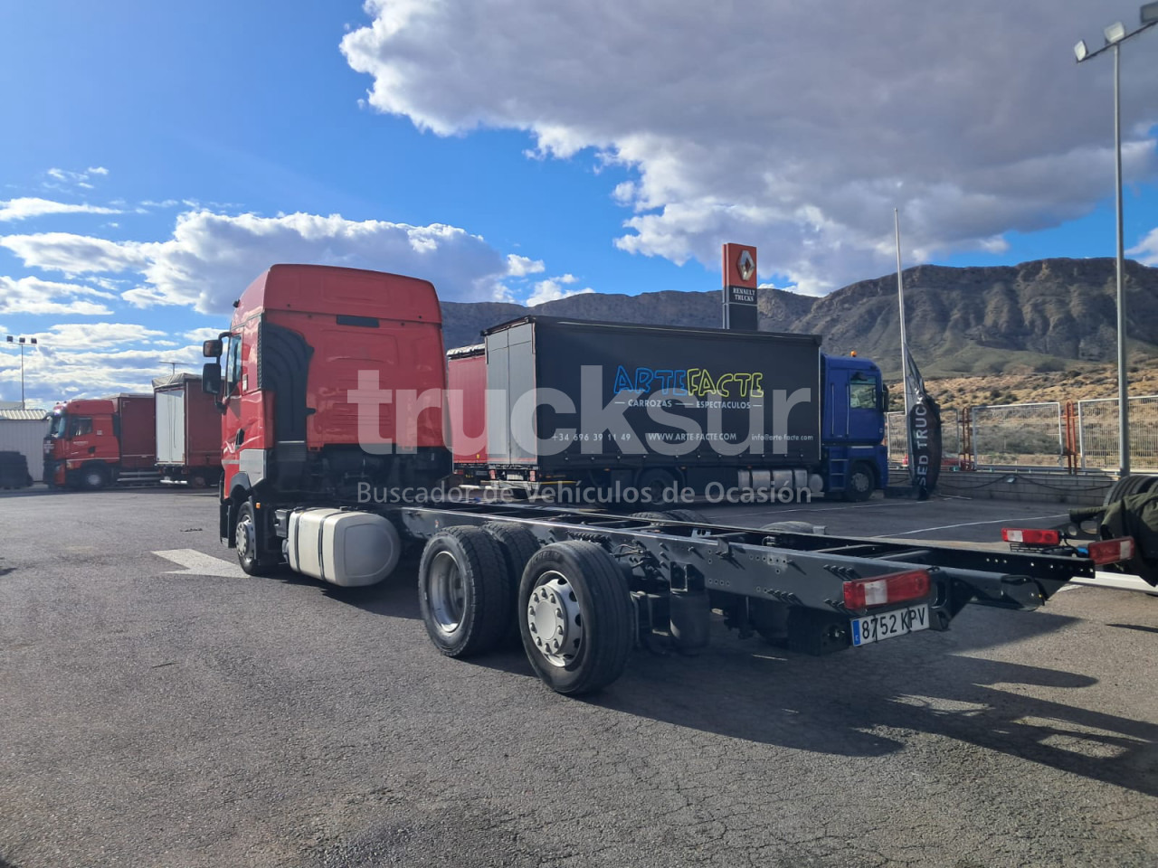 RENAULT T480 HIGH SLEEPER CAB 6X2*4 ejes 6x2*4 - Lastbil chassis: billede 4 RENAULT T480 HIGH SLEEPER CAB 6X2*4 ejes 6x2*4 - Lastbil chassis: billede 4