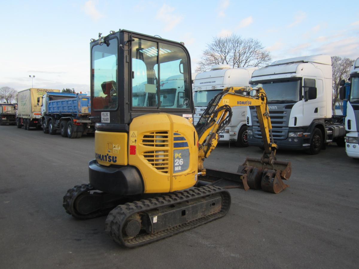 Komatsu PC26MR-3 - Minigravemaskine: billede 3 Komatsu PC26MR-3 - Minigravemaskine: billede 3