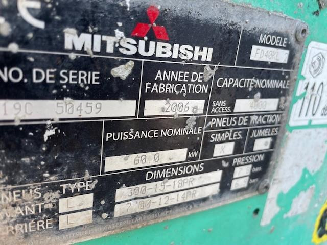 Mitsubishi FD40KL - Diesel gaffeltruck: billede 3 Mitsubishi FD40KL - Diesel gaffeltruck: billede 3