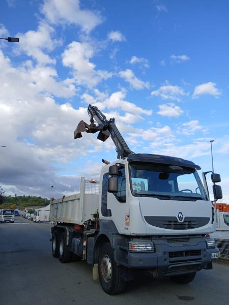 Renault Kerax 380 DXI - Tipvogn lastbil, Lastbil med kran: billede 2 Renault Kerax 380 DXI - Tipvogn lastbil, Lastbil med kran: billede 2