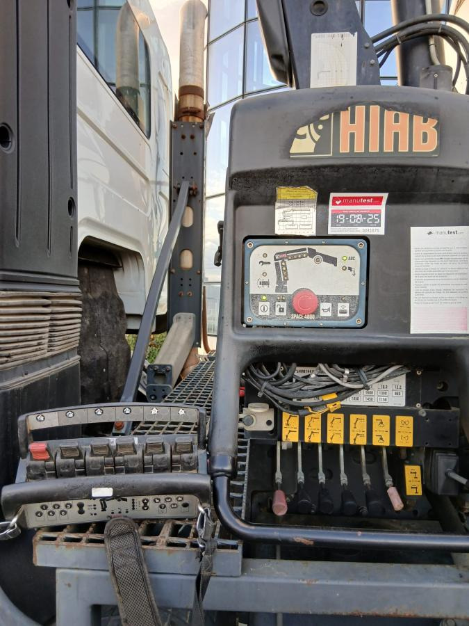 Tipvogn lastbil, Lastbil med kran Renault Kerax 380 DXI: billede 6
