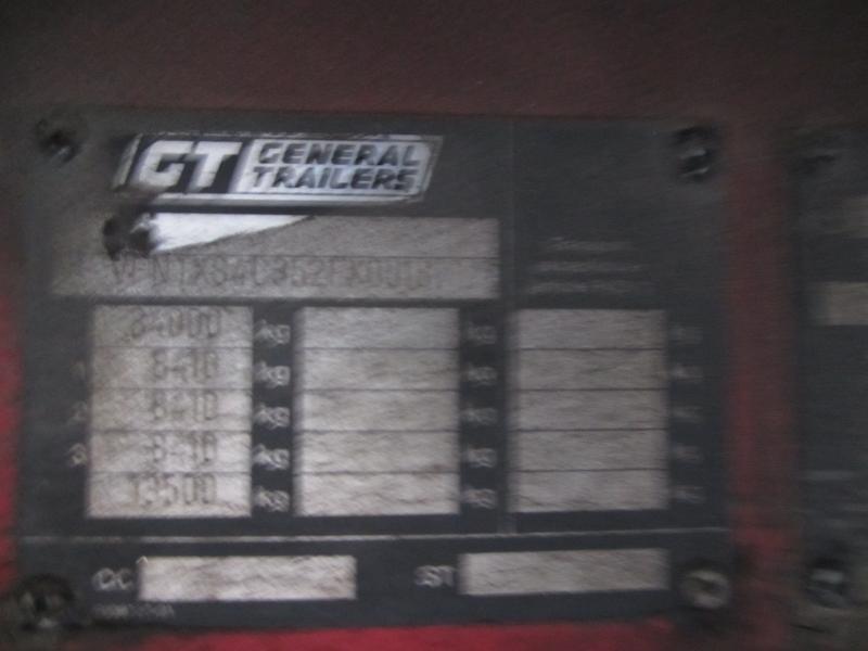 Nedbygget platform sættevogn Trailor: billede 13