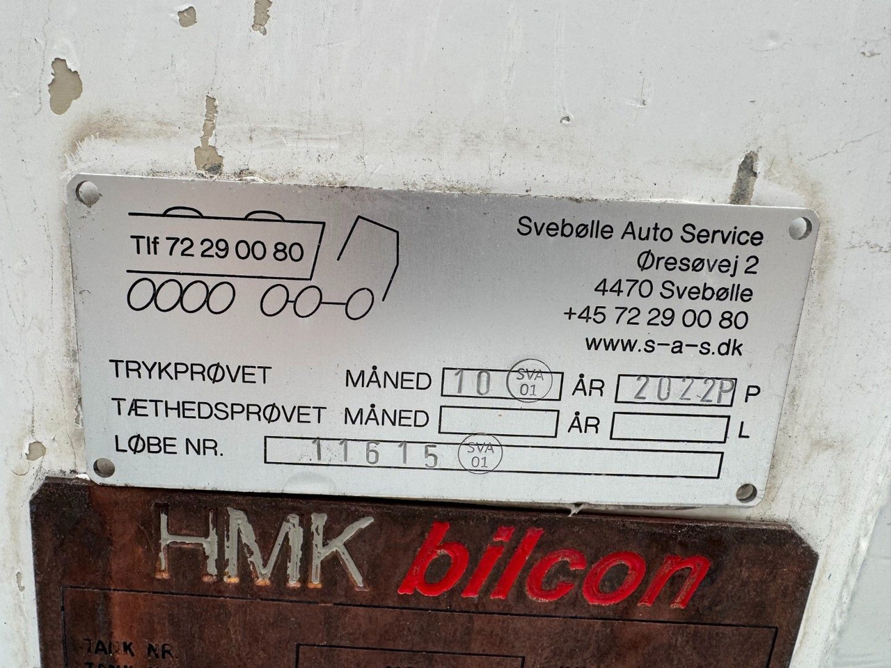 Tankanhænger HMK Bilcon 22.000 l. ADR Tank 4 compartment: billede 8