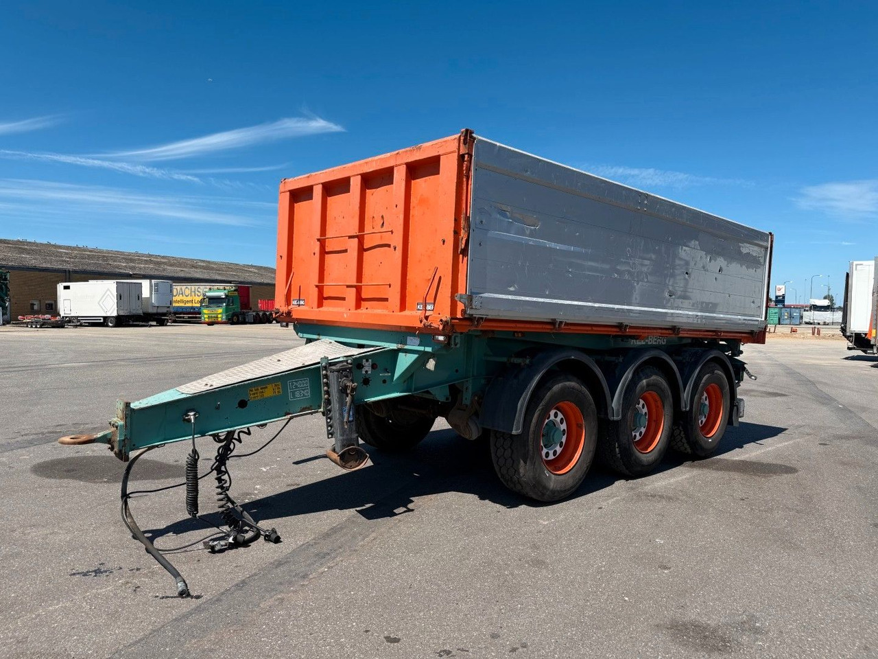 Kel-Berg 24 t. 3 axle T490K Tipper / Kipper - Tipvogn påhængsvogn: billede 1 Kel-Berg 24 t. 3 axle T490K Tipper / Kipper - Tipvogn påhængsvogn: billede 1