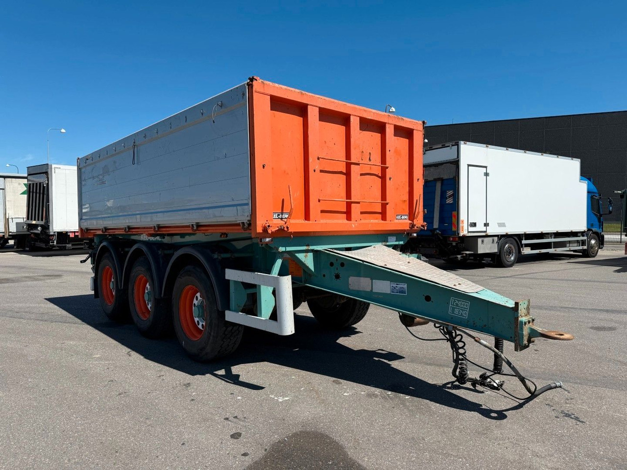 Kel-Berg 24 t. 3 axle T490K Tipper / Kipper - Tipvogn påhængsvogn: billede 2 Kel-Berg 24 t. 3 axle T490K Tipper / Kipper - Tipvogn påhængsvogn: billede 2