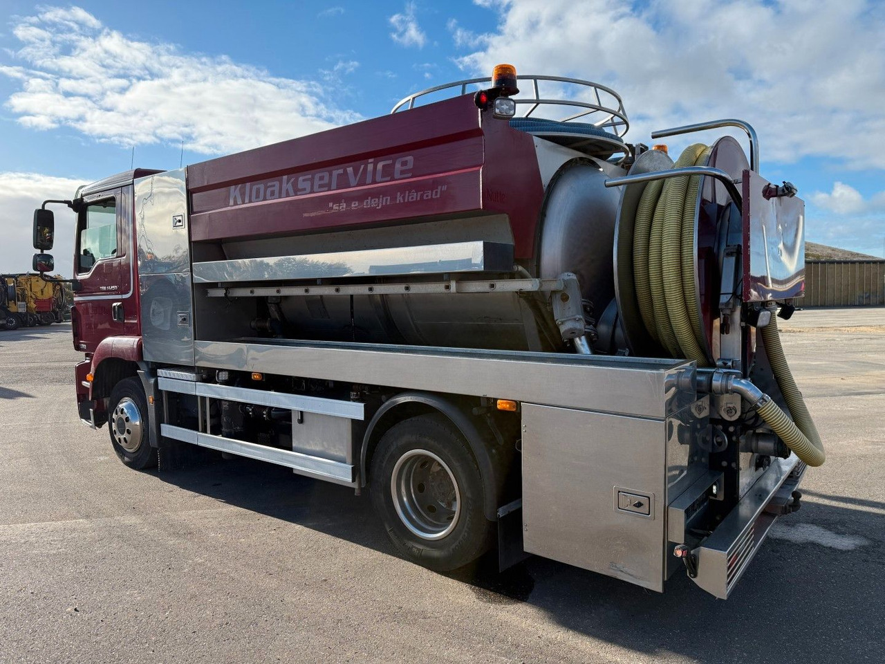 MAN TGM 14.250 VM-Tarm Stainless Steel 5600 l. Kombi - Slamsugemaskine: billede 4 MAN TGM 14.250 VM-Tarm Stainless Steel 5600 l. Kombi - Slamsugemaskine: billede 4