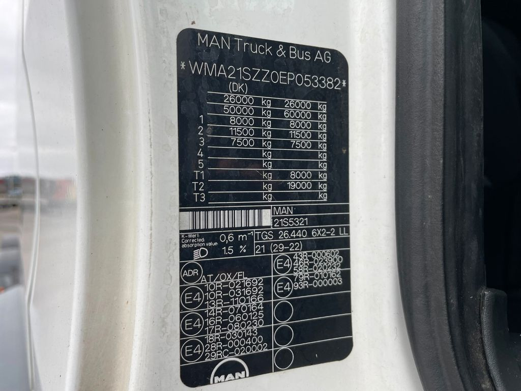 Lastbil chassis MAN TGS 26.440 6x2*4 Euro 6 Chassis ADR: billede 17 Lastbil chassis MAN TGS 26.440 6x2*4 Euro 6 Chassis ADR: billede 17