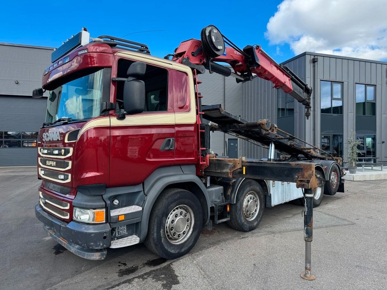Scania R490 8x2*6 Euro 6 Tipper / Crane HMF 3220 K6 - Lastbil med kran: billede 1 Scania R490 8x2*6 Euro 6 Tipper / Crane HMF 3220 K6 - Lastbil med kran: billede 1