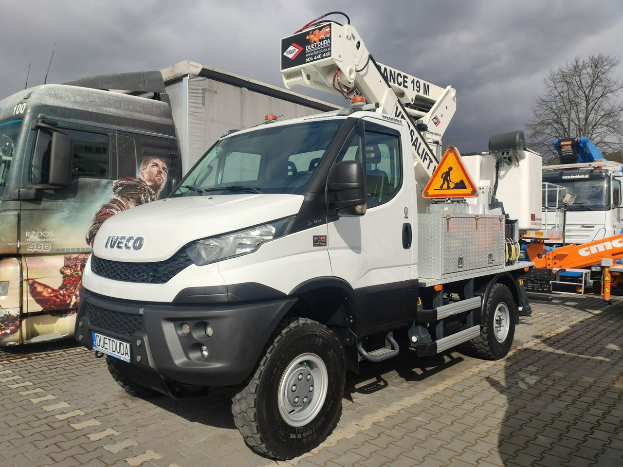 Lastbil med mandskabslift Iveco Daily 55S17W 4x4 Zwyżka 19m Versalift Lat 55 TB Time France: billede 13 Lastbil med mandskabslift Iveco Daily 55S17W 4x4 Zwyżka 19m Versalift Lat 55 TB Time France: billede 13