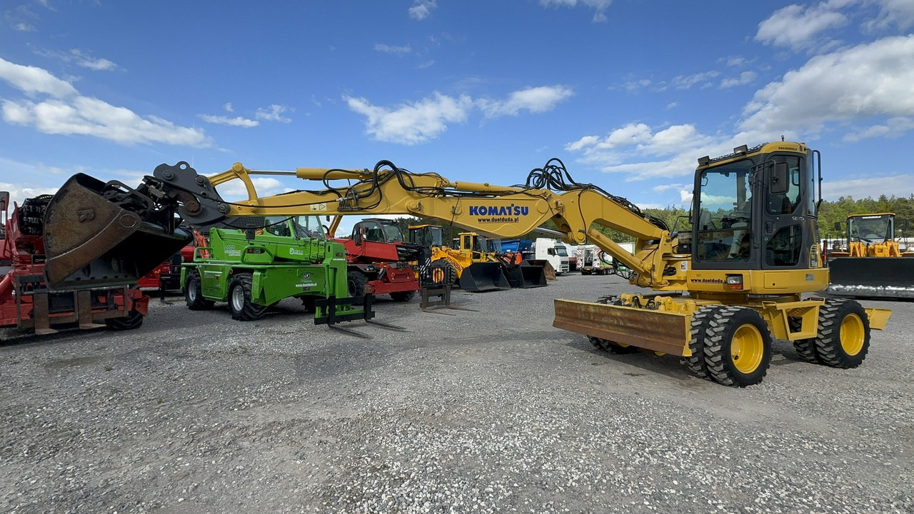 Komatsu PW 98 MR 8 Pług + Podpory 10ton Szybkozłącze - Hjulgravemaskine: billede 3 Komatsu PW 98 MR 8 Pług + Podpory 10ton Szybkozłącze - Hjulgravemaskine: billede 3
