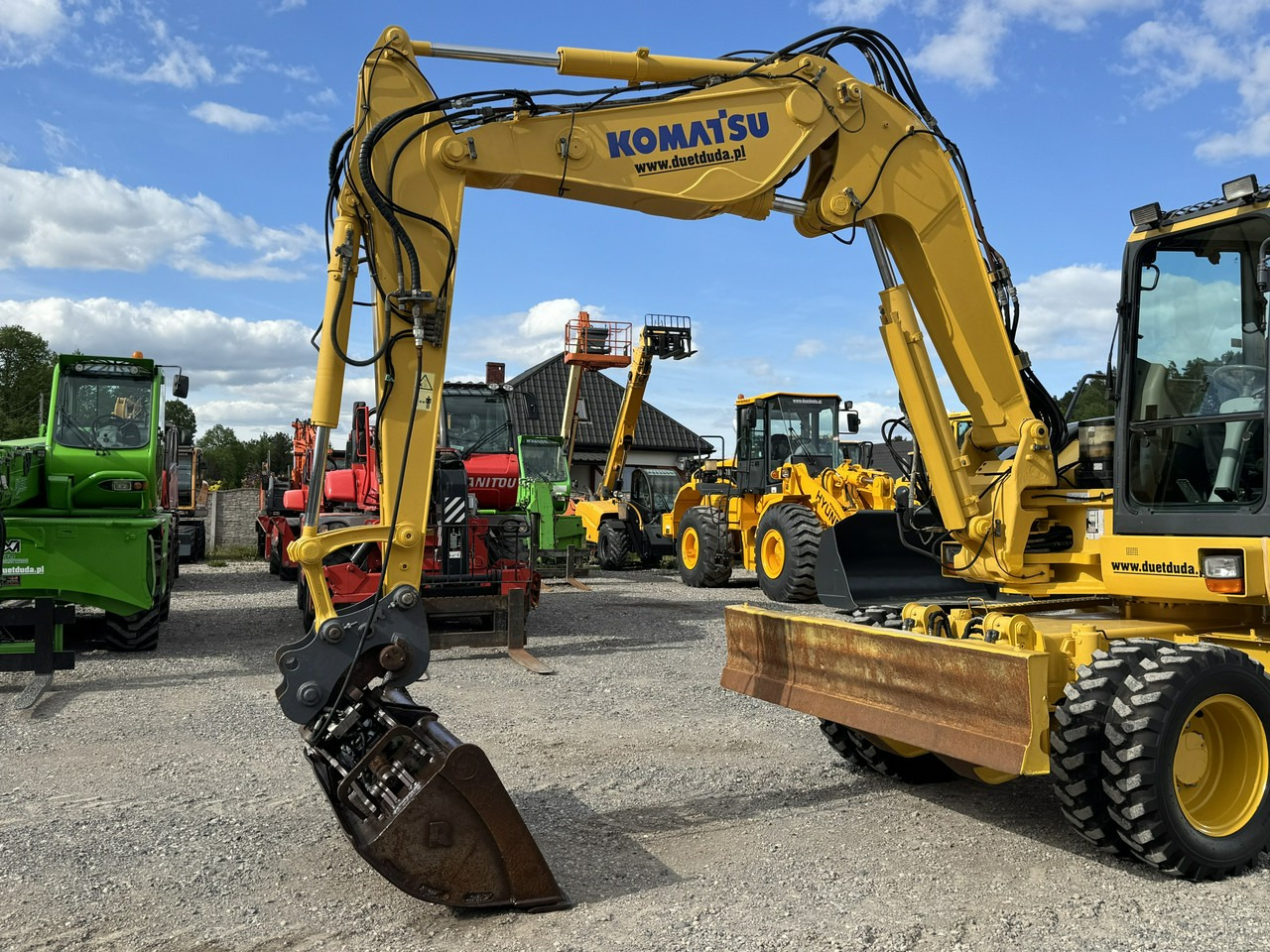Komatsu PW 98 MR 8 Pług + Podpory 10ton Szybkozłącze - Hjulgravemaskine: billede 4 Komatsu PW 98 MR 8 Pług + Podpory 10ton Szybkozłącze - Hjulgravemaskine: billede 4