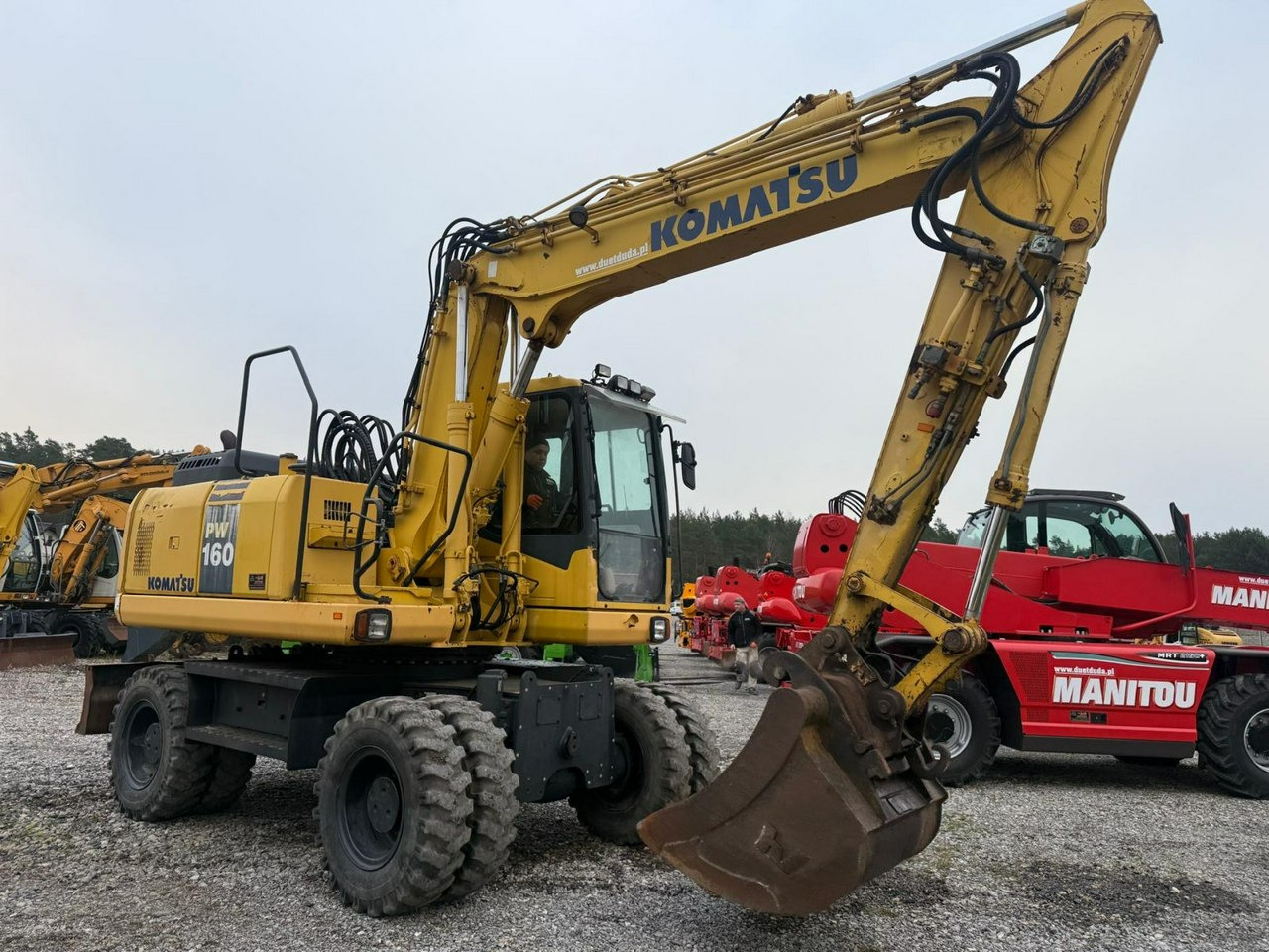 Komatsu PW160-7E0 Szybko Złącze Sprawna Stan Dobry - Hjulgravemaskine: billede 4 Komatsu PW160-7E0 Szybko Złącze Sprawna Stan Dobry - Hjulgravemaskine: billede 4
