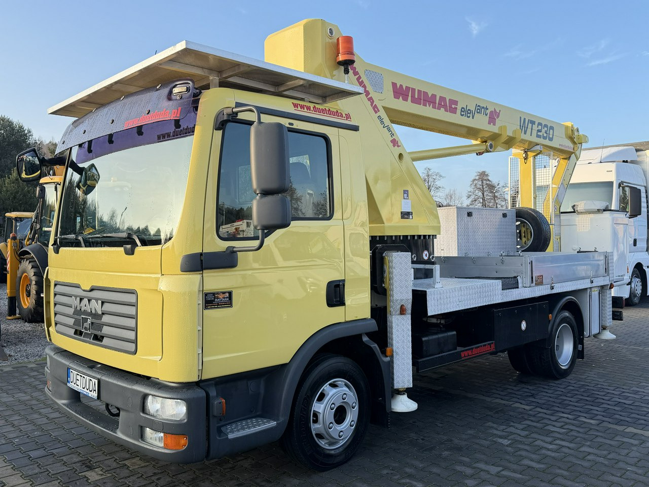 MAN TGL 8.210 Zwyżka WUMAG WT 230 23m w bok 18m podnośnik - Lastbil med mandskabslift: billede 4 MAN TGL 8.210 Zwyżka WUMAG WT 230 23m w bok 18m podnośnik - Lastbil med mandskabslift: billede 4