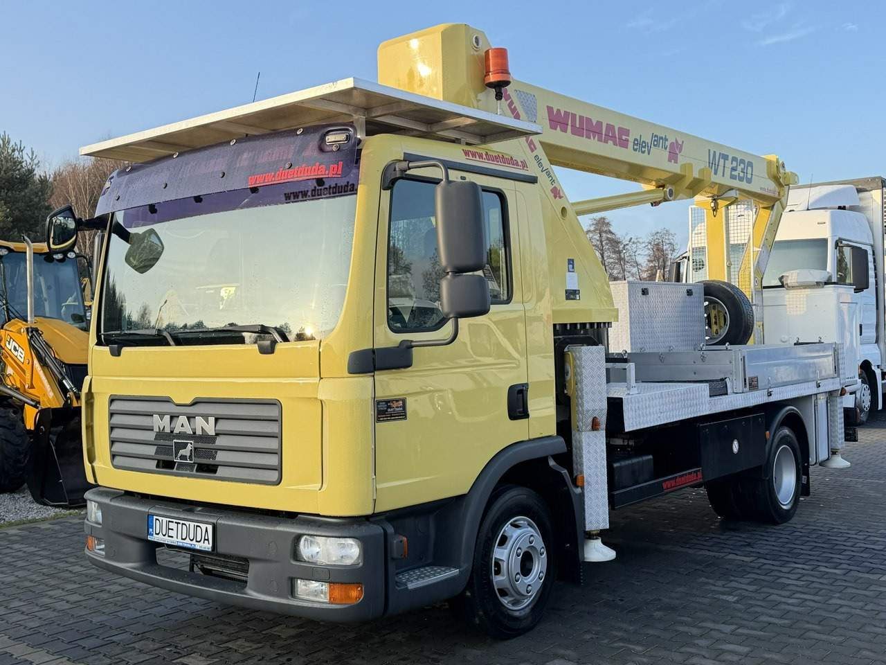 MAN TGL 8.210 Zwyżka WUMAG WT 230 23m w bok 18m podnośnik - Lastbil med mandskabslift: billede 3 MAN TGL 8.210 Zwyżka WUMAG WT 230 23m w bok 18m podnośnik - Lastbil med mandskabslift: billede 3