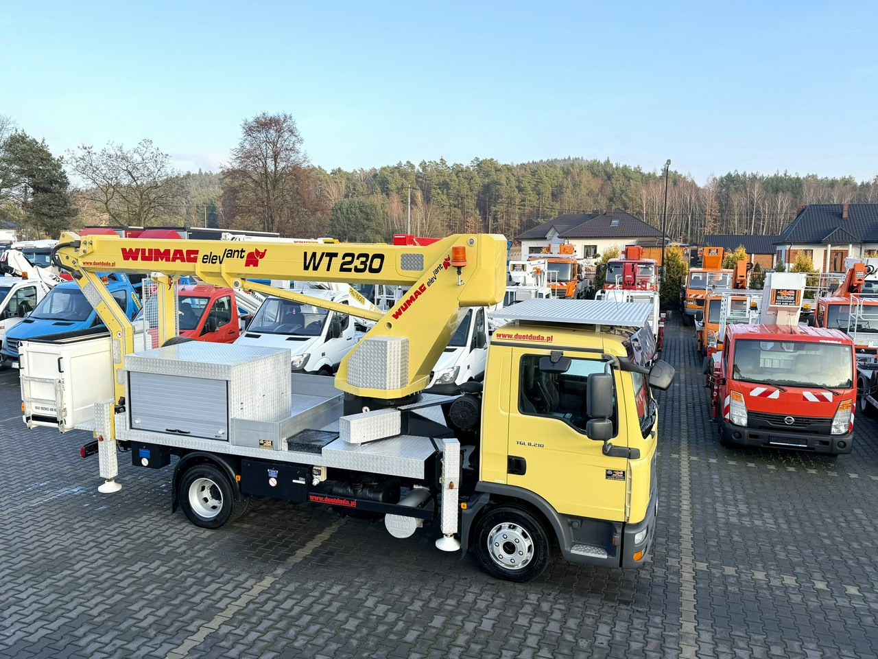 MAN TGL 8.210 Zwyżka WUMAG WT 230 23m w bok 18m podnośnik - Lastbil med mandskabslift: billede 1 MAN TGL 8.210 Zwyżka WUMAG WT 230 23m w bok 18m podnośnik - Lastbil med mandskabslift: billede 1