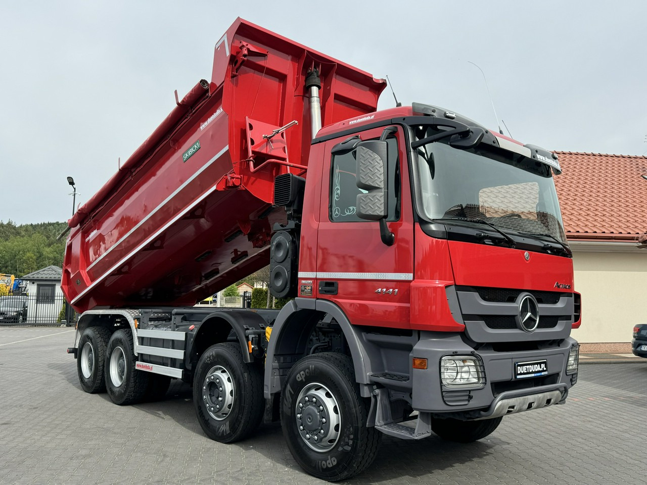 Tipvogn lastbil Mercedes Actros 4141 8x6 Wywrot SKIBICKI Automat EPS ze Sprzegłem !!!: billede 12 Tipvogn lastbil Mercedes Actros 4141 8x6 Wywrot SKIBICKI Automat EPS ze Sprzegłem !!!: billede 12