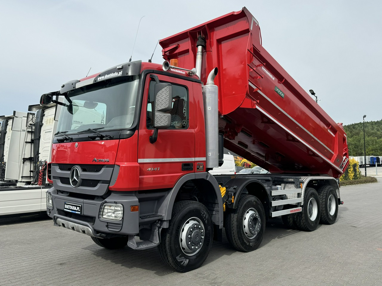 Tipvogn lastbil Mercedes Actros 4141 8x6 Wywrot SKIBICKI Automat EPS ze Sprzegłem !!!: billede 11 Tipvogn lastbil Mercedes Actros 4141 8x6 Wywrot SKIBICKI Automat EPS ze Sprzegłem !!!: billede 11