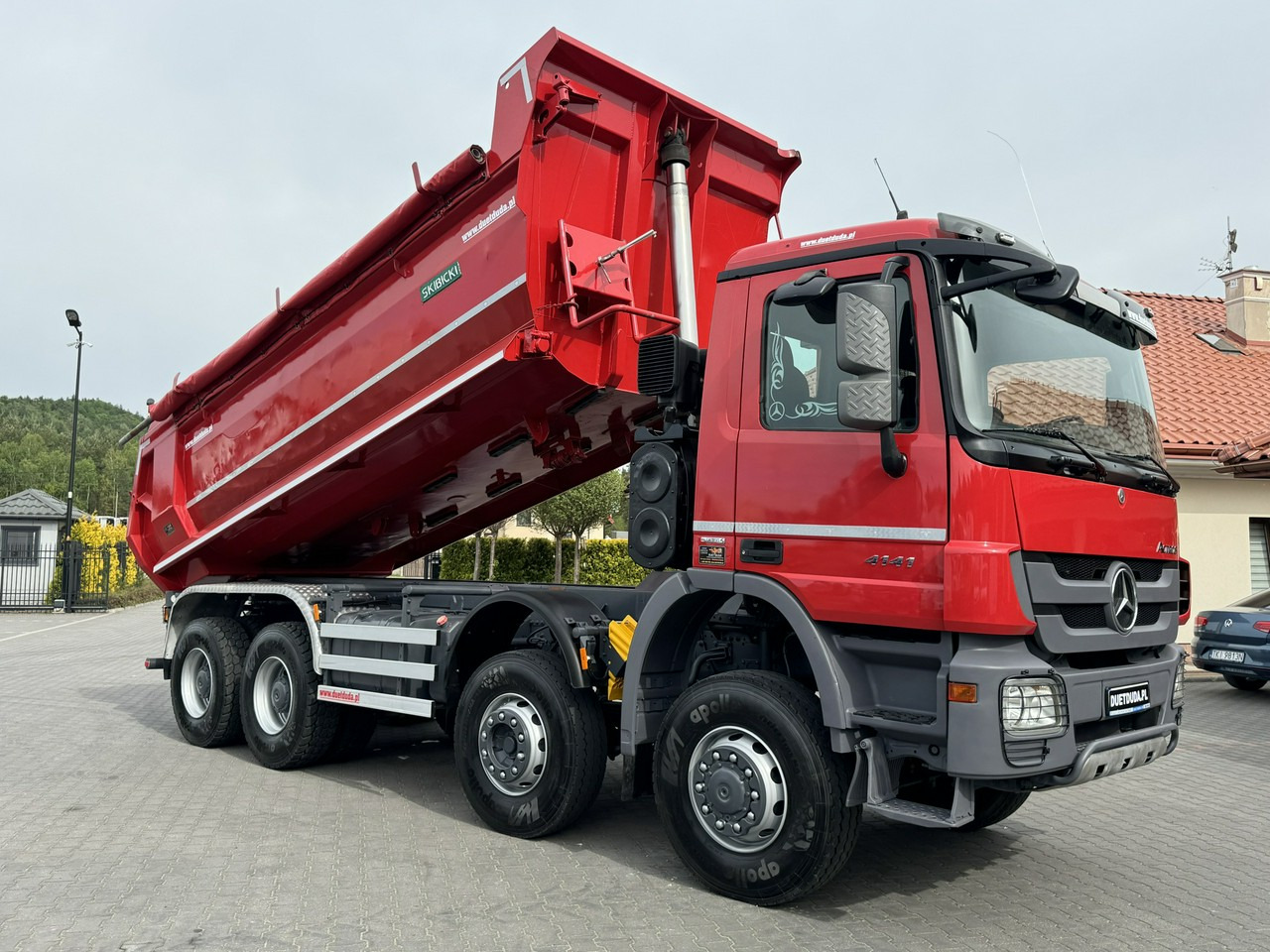 Tipvogn lastbil Mercedes Actros 4141 8x6 Wywrot SKIBICKI Automat EPS ze Sprzegłem !!!: billede 15 Tipvogn lastbil Mercedes Actros 4141 8x6 Wywrot SKIBICKI Automat EPS ze Sprzegłem !!!: billede 15