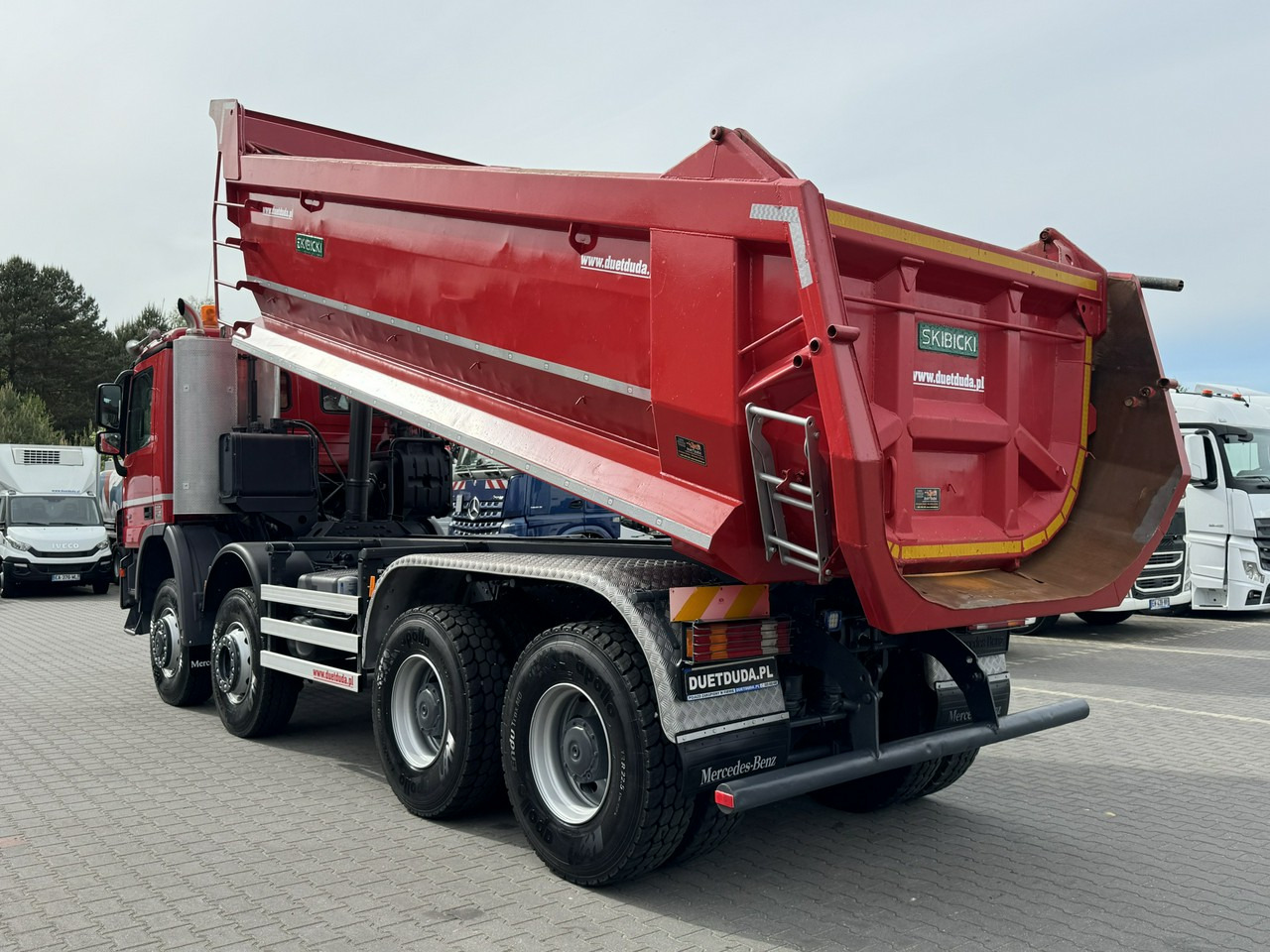 Tipvogn lastbil Mercedes Actros 4141 8x6 Wywrot SKIBICKI Automat EPS ze Sprzegłem !!!: billede 17 Tipvogn lastbil Mercedes Actros 4141 8x6 Wywrot SKIBICKI Automat EPS ze Sprzegłem !!!: billede 17