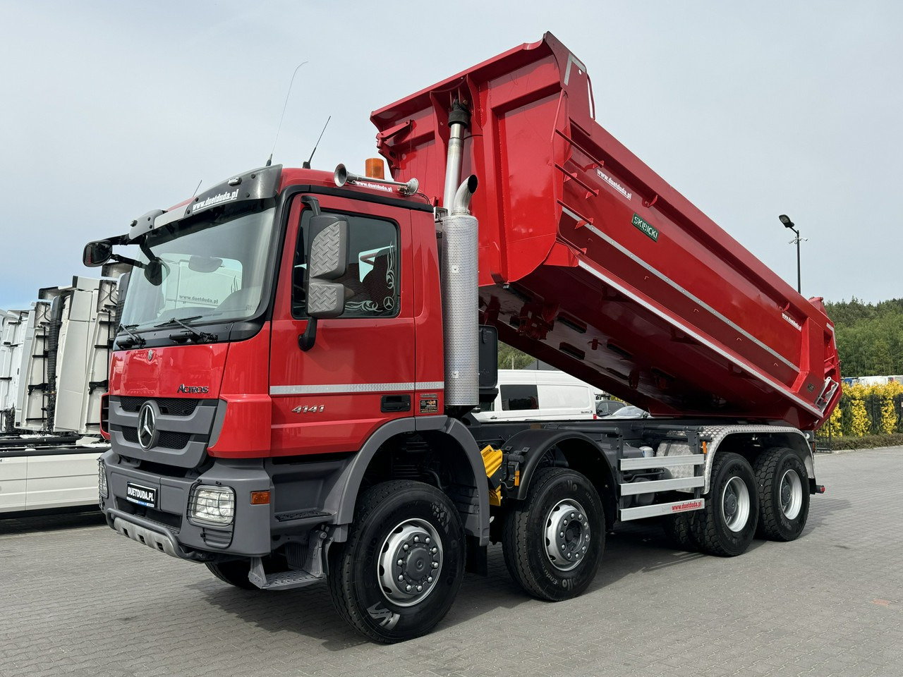 Tipvogn lastbil Mercedes Actros 4141 8x6 Wywrot SKIBICKI Automat EPS ze Sprzegłem !!!: billede 13 Tipvogn lastbil Mercedes Actros 4141 8x6 Wywrot SKIBICKI Automat EPS ze Sprzegłem !!!: billede 13