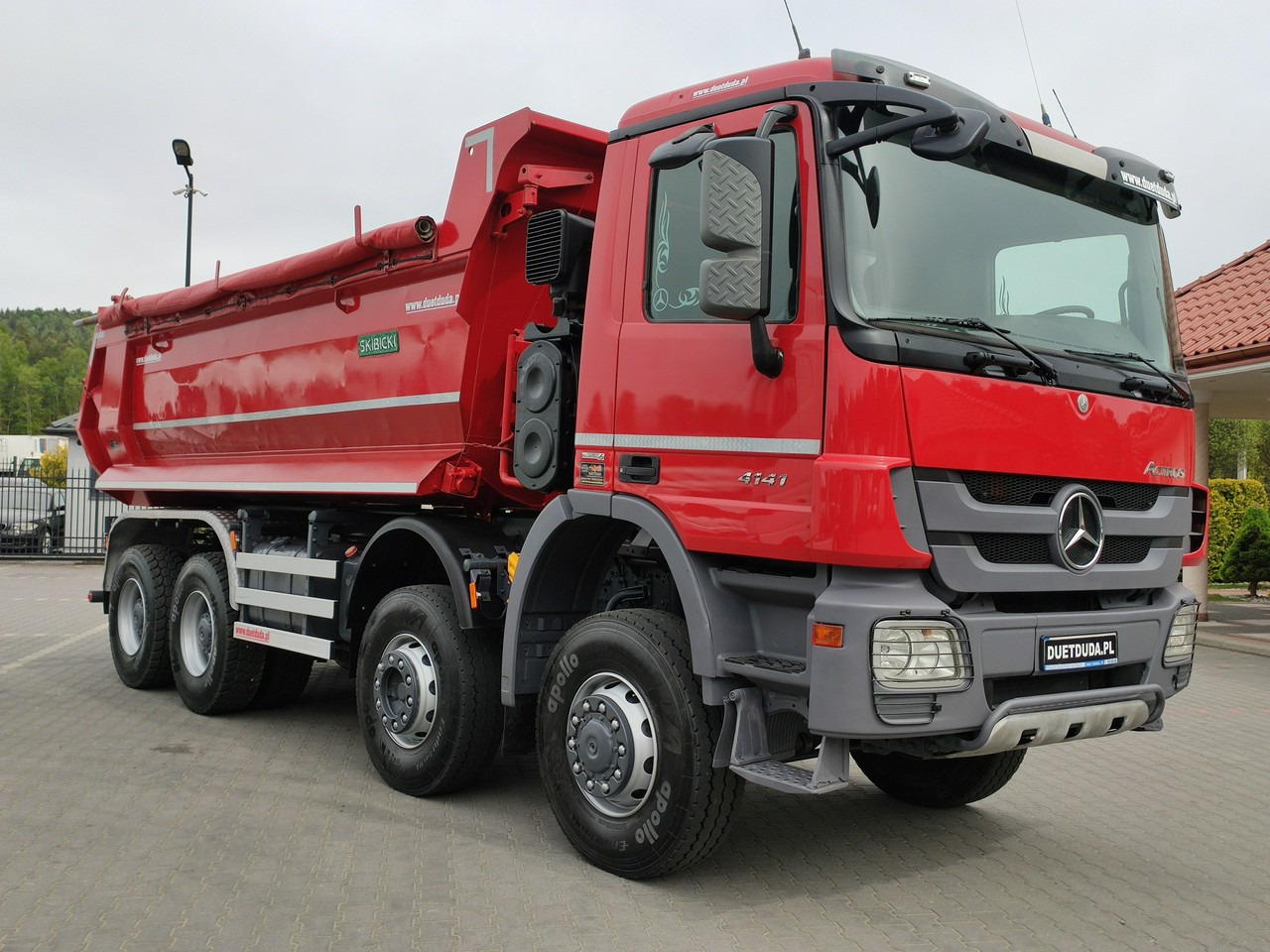 Tipvogn lastbil Mercedes Actros 4141 8x6 Wywrot SKIBICKI Automat EPS ze Sprzegłem !!!: billede 23 Tipvogn lastbil Mercedes Actros 4141 8x6 Wywrot SKIBICKI Automat EPS ze Sprzegłem !!!: billede 23