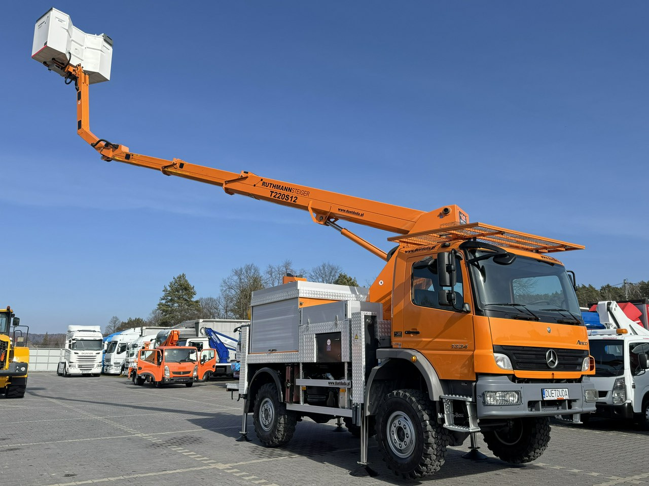 Mercedes Atego 1324 4x4 Zwyżka RUTHMANN STEIGER T220S12 Podnośnik Koszowy - Lastbil med mandskabslift: billede 2 Mercedes Atego 1324 4x4 Zwyżka RUTHMANN STEIGER T220S12 Podnośnik Koszowy - Lastbil med mandskabslift: billede 2