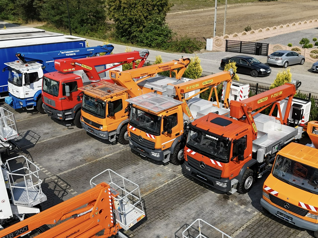Mercedes Atego 818 E6 4x4 Zwyżka PALFINGER P250 BK Podnośnik Koszowy - Lastbil med mandskabslift: billede 1 Mercedes Atego 818 E6 4x4 Zwyżka PALFINGER P250 BK Podnośnik Koszowy - Lastbil med mandskabslift: billede 1