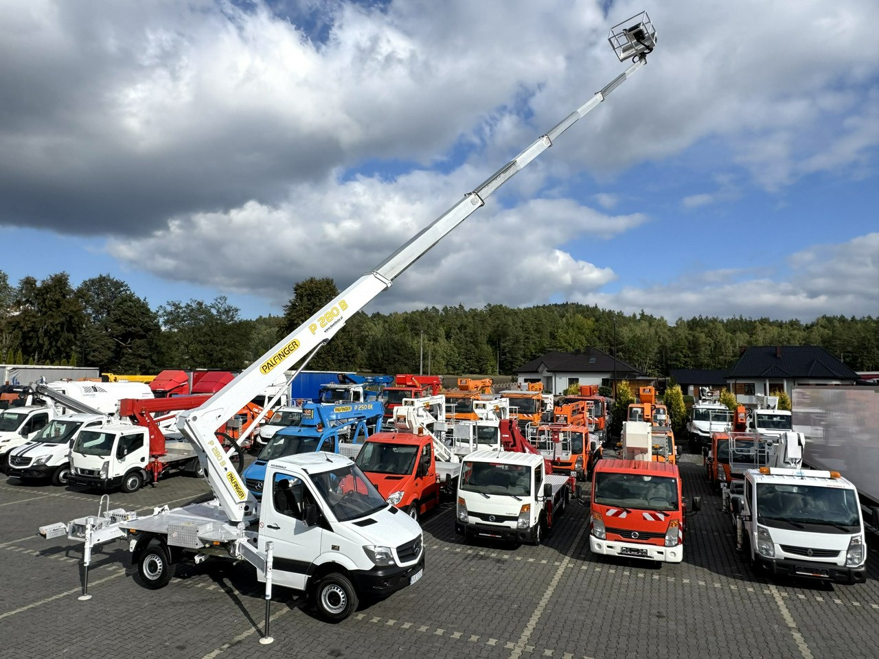 Mercedes Sprinter Zwyżka Podnośnik Koszowy PALFINGER P280 B UDT - Lastbil med mandskabslift: billede 1 Mercedes Sprinter Zwyżka Podnośnik Koszowy PALFINGER P280 B UDT - Lastbil med mandskabslift: billede 1