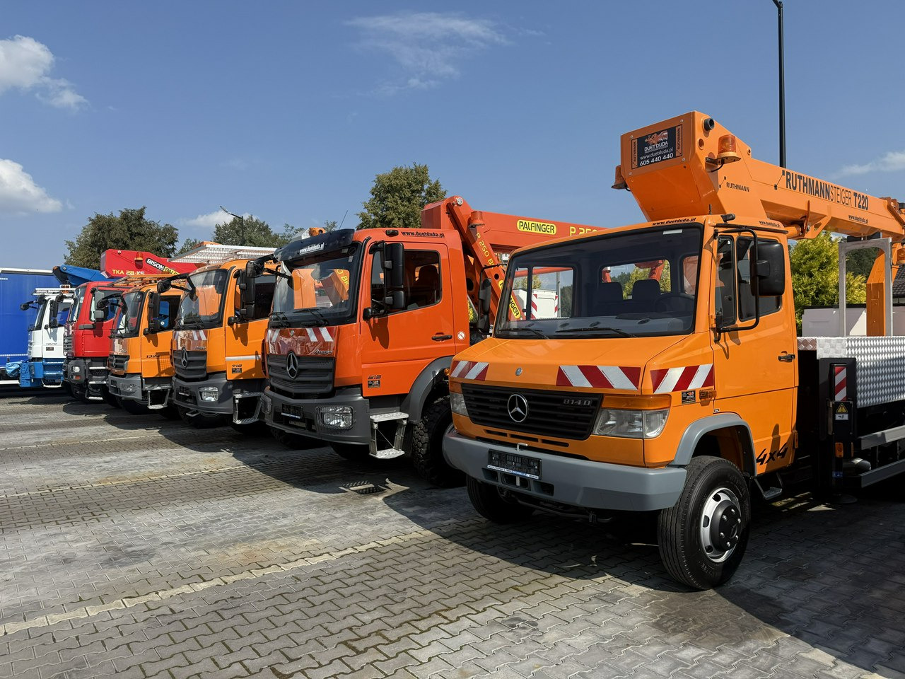 Mercedes Vario 814 D 4x4 Zwyżka RUTHMANN STEIGER T220 Podnośnik Koszowy - Lastbil med mandskabslift: billede 3 Mercedes Vario 814 D 4x4 Zwyżka RUTHMANN STEIGER T220 Podnośnik Koszowy - Lastbil med mandskabslift: billede 3