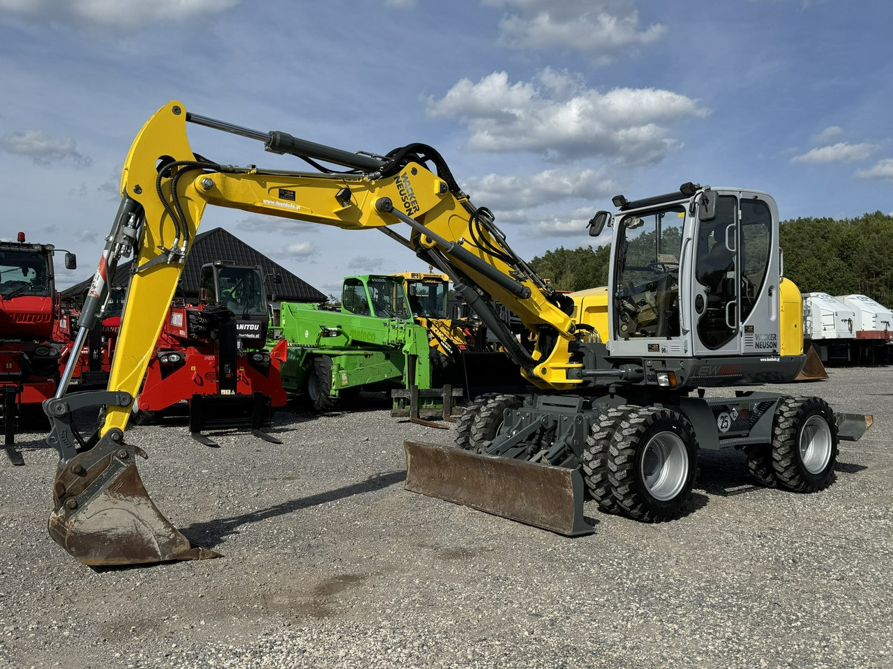 Wacker Neuson EW100 Pług + Podpory 10 ton Szybkozłącze Klimatyzacja - Hjulgravemaskine: billede 4 Wacker Neuson EW100 Pług + Podpory 10 ton Szybkozłącze Klimatyzacja - Hjulgravemaskine: billede 4