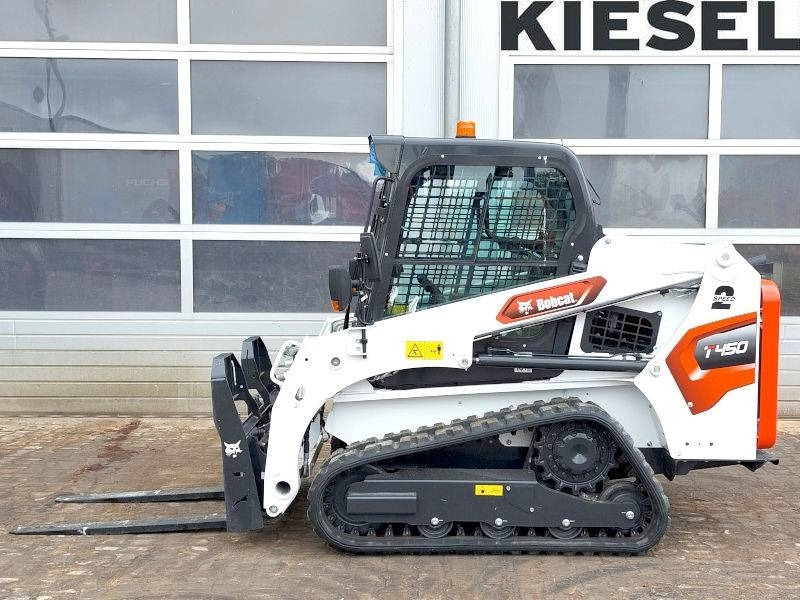 Bobcat T 450 - Skridstyret minilæsser på bånd: billede 1 Bobcat T 450 - Skridstyret minilæsser på bånd: billede 1