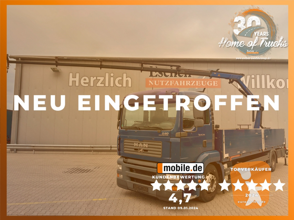 MAN TGA 18.350  4x2 LL / Palfinger PK9002 EH Kran - Lastbil med lad: billede 1 MAN TGA 18.350  4x2 LL / Palfinger PK9002 EH Kran - Lastbil med lad: billede 1