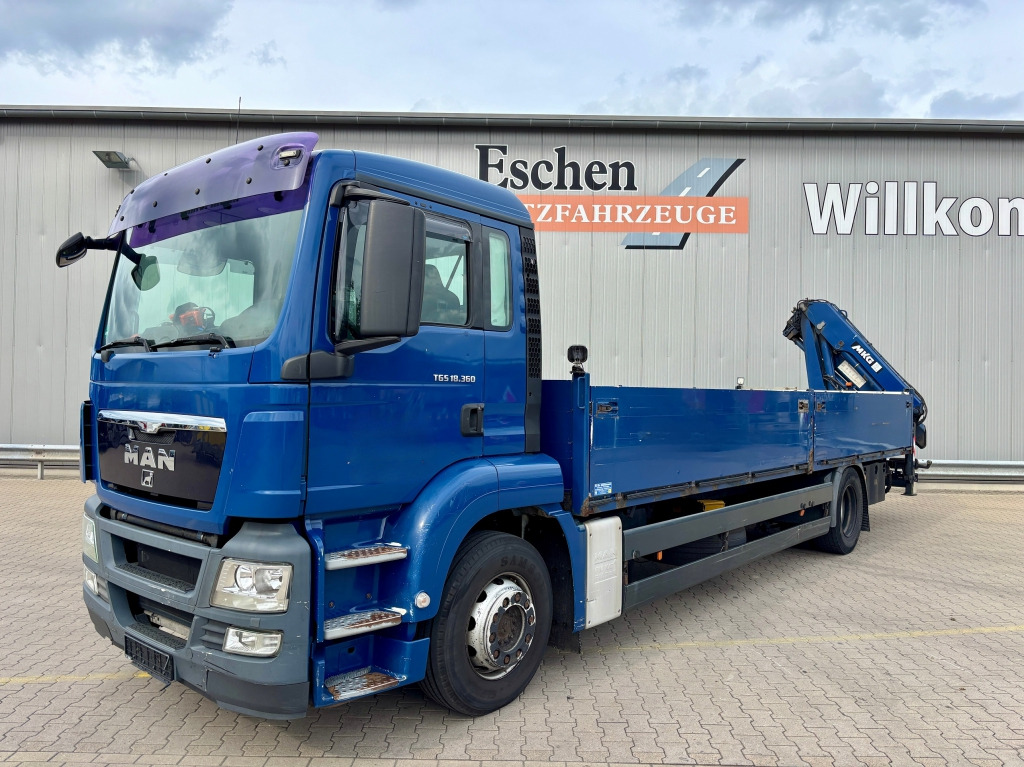 MAN TGS 18.360 4x2 LL / MKG HLK 111 Kran - Lastbil med lad, Lastbil med kran: billede 2 MAN TGS 18.360 4x2 LL / MKG HLK 111 Kran - Lastbil med lad, Lastbil med kran: billede 2