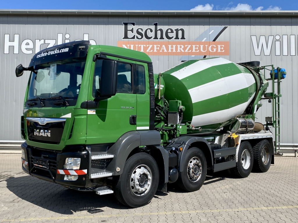 Betonbil MAN TGS 32.360 8x4 BB / 9 m³ Stetter-Aufbau: billede 1