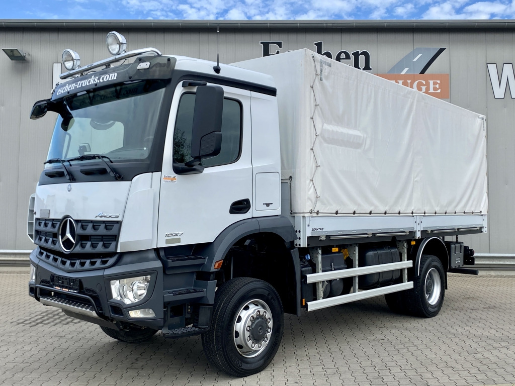 Mercedes-Benz 1827 BB A 4x4 Arocs - Lastbil med presenning: billede 1 Mercedes-Benz 1827 BB A 4x4 Arocs - Lastbil med presenning: billede 1