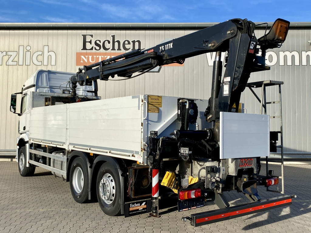 Mercedes-Benz 2545 L 6x2 Arocs / HIAB 177 K Pro Kran - Lastbil med lad, Lastbil med kran: billede 3 Mercedes-Benz 2545 L 6x2 Arocs / HIAB 177 K Pro Kran - Lastbil med lad, Lastbil med kran: billede 3