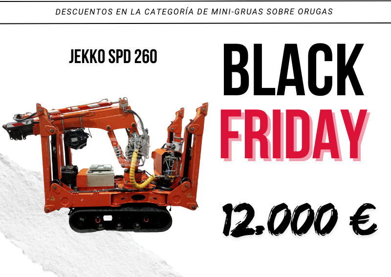 Minigrúa sobre orugas Jekko SPD 260 - Minikran: billede 4 Minigrúa sobre orugas Jekko SPD 260 - Minikran: billede 4