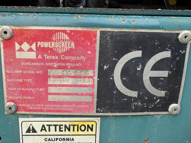 Terex Powerscreen Chieftain 1400 - Sorterværk: billede 5 Terex Powerscreen Chieftain 1400 - Sorterværk: billede 5