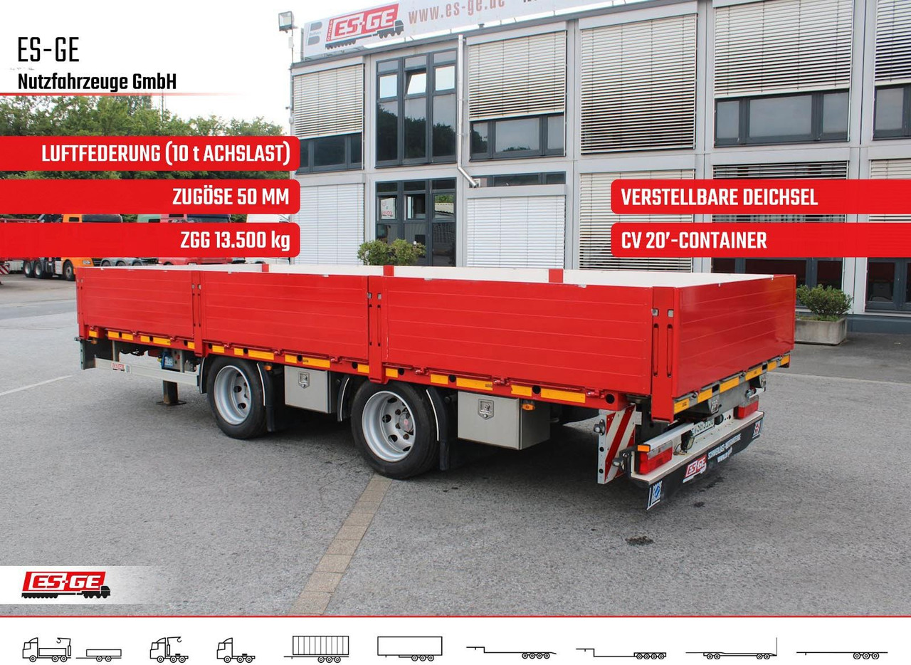 ES-GE Tandemanhänger - Containerverr. - Ladtrailer: billede 1 ES-GE Tandemanhänger - Containerverr. - Ladtrailer: billede 1