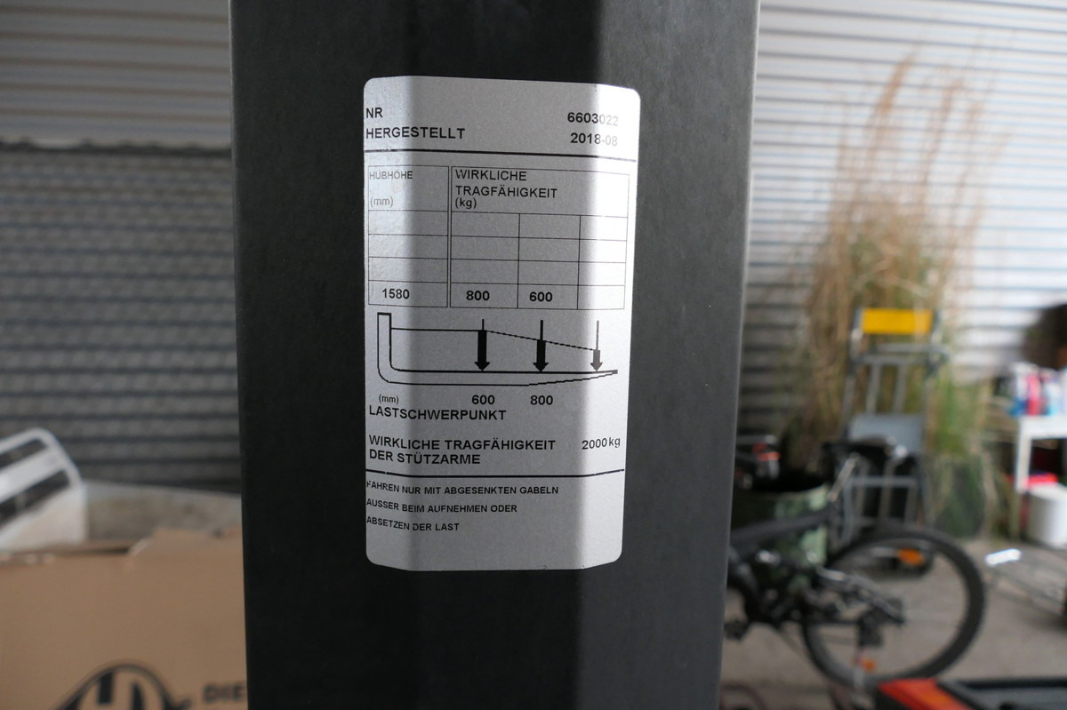 Håndløftevogn BT SWE 080L Batterie 16/2025: billede 7