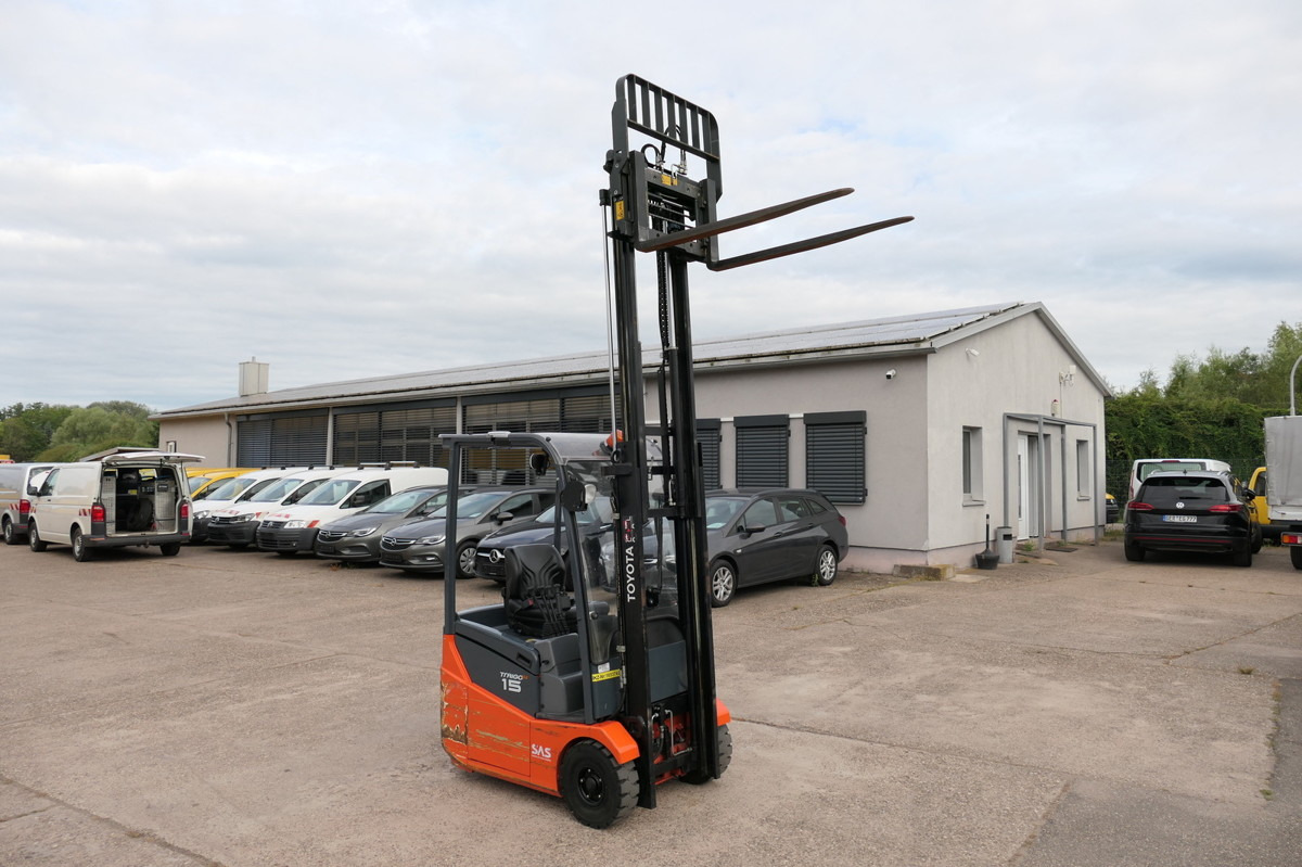 TOYOTA 7 FBEST 15 DUPLEX 4-VENTIL 3-Rad - El gaffeltruck: billede 1 TOYOTA 7 FBEST 15 DUPLEX 4-VENTIL 3-Rad - El gaffeltruck: billede 1